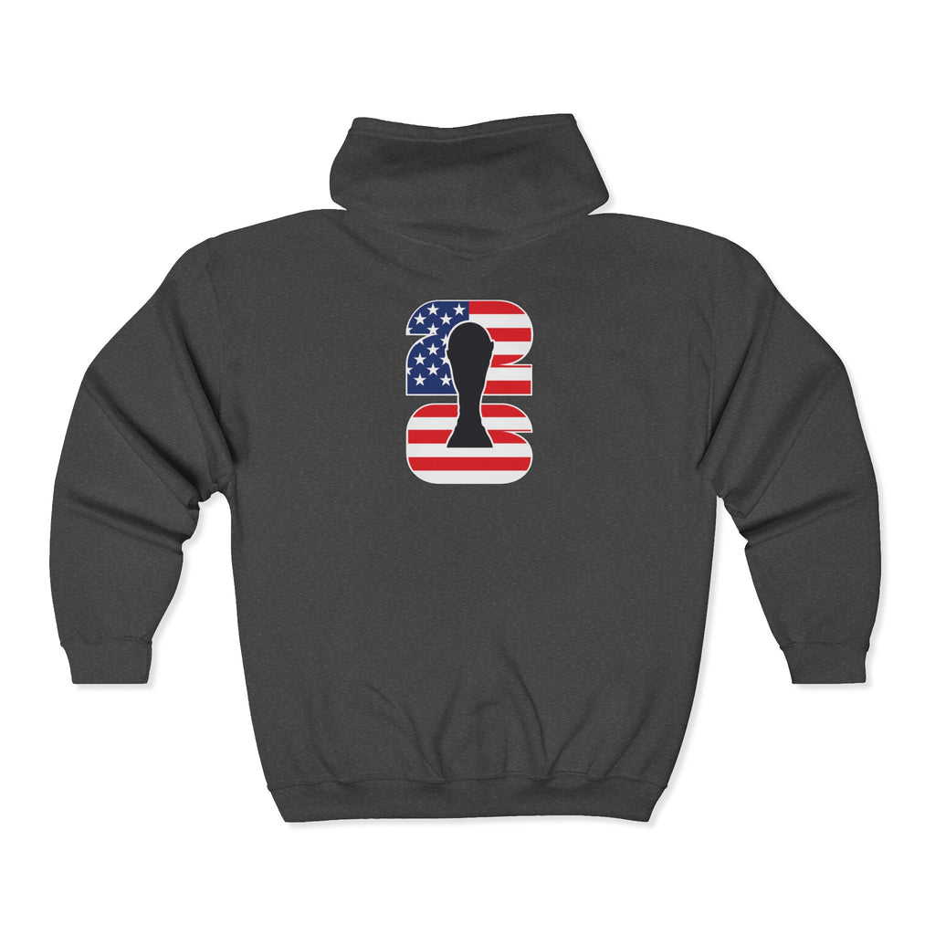 USA Unisex Zip Up
